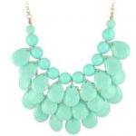Statement Jewelry, Chunky Necklace, Bubble..
